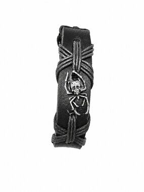 Handmade Leather Bracelet Adjustable Boho Nature Artisan Jewelry Canada NWT